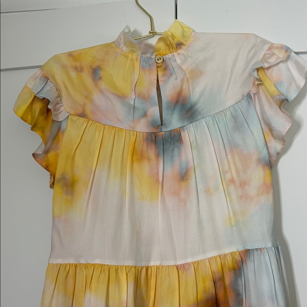 Colorful Ruffled Kids Dress - Picture 5 of 7